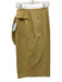 Vince Size 0 Yellow Khaki Cotton Blend Wrap Buckle Flap Paneled Midi Skirt Yellow Khaki / 0