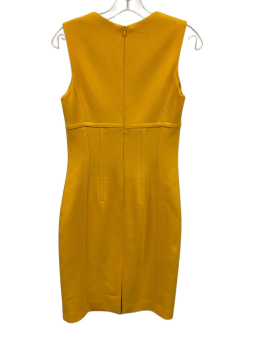 Michael Kors Collection Size 6 Marigold Yellow Wool Blend Sleeveless Dress Marigold Yellow / 6