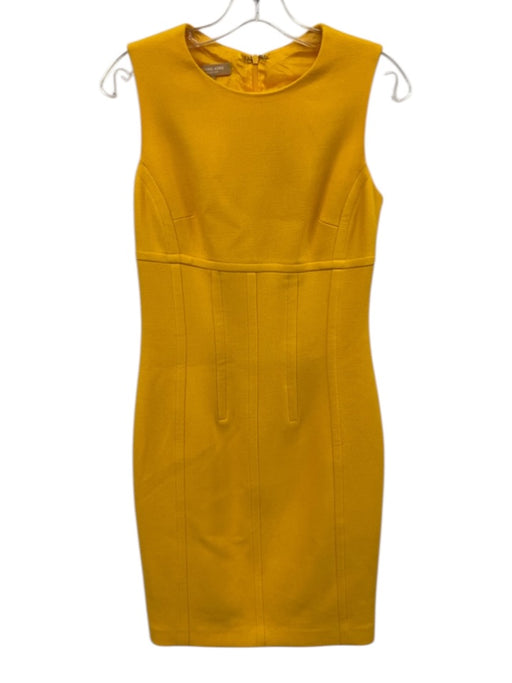 Michael Kors Collection Size 6 Marigold Yellow Wool Blend Sleeveless Dress Marigold Yellow / 6