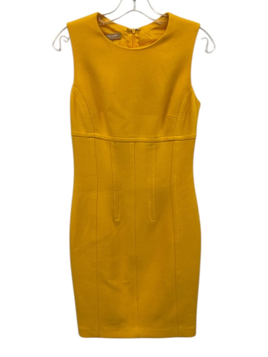 Michael Kors Collection Size 6 Marigold Yellow Wool Blend Sleeveless Dress Marigold Yellow / 6