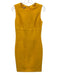 Michael Kors Collection Size 6 Marigold Yellow Wool Blend Sleeveless Dress Marigold Yellow / 6
