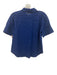 Never a Wallflower Size XS Blue & Black No Fabric Tag Button Front gingham Top Blue & Black / XS