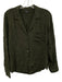 Rails Size M Green & Black Rayon & Viscose Long Sleeve Abstract Dots Buttons Top Green & Black / M
