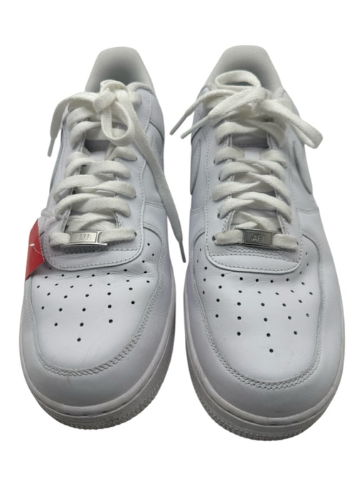 Nike Air Force 1 Shoe Size 11.5 AS IS White Leather Sneakers White / 11.5