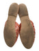 Salt + Umber Shoe Size 9 Clay Pink Leather Upper Woven Round Almond Toe Mules Clay Pink / 9