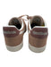 Reebok Shoe Size 9.5 Beige Pink & White Leather Upper Suede Perforated Sneakers Beige Pink & White / 9.5