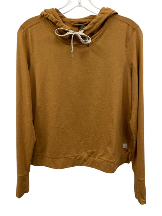Vuori Size Medium Marigold Yellow Polyester Blend Long Sleeve Hood Sweater Marigold Yellow / Medium