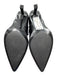 Zara Shoe Size 40 Black Manmade Material Pointed Toe Snake Skin Print Boots Black / 40