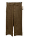 Pistola Size 26 Brown Cotton Blend Zip & Button High Waist Patch Pocket Pants Brown / 26