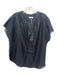 Closed Size S Black Cotton Sheer Cap Sleeve V Neck Top Black / S