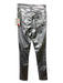Mother Size 26 Silver PU leather 5 Pocket Skinny Pants Silver / 26