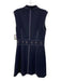 Veronica Beard Size 4 Navy Blue & White Polyester Blend Contrast Stitch Dress Navy Blue & White / 4