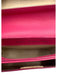 Mary Katrantzou Hot pink Leather Magnetic Closure Flap Top Chain Strap Bag Hot pink