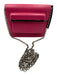 Mary Katrantzou Hot pink Leather Magnetic Closure Flap Top Chain Strap Bag Hot pink