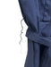 Lafayette 148 Size 4 Navy Cotton 1/2 Button Long Sleeve Tie Belt Dress Navy / 4