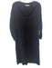 XiRENA Size S Black Cotton V Ankle Tie belt Gauze Long Sleeve Dress Black / S