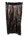 Isabel Marant Size 38 Green & Multi Silk Blend Elastic Waist Metallic Skirt Green & Multi / 38