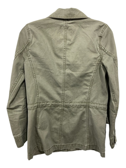 Madewell Size XS Army Green Cotton Zip Utility Jacket Army Green / XS