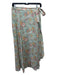 Louise Misha Size XS/36 Green & Multi Cotton Wrap Midi Skirt Green & Multi / XS/36