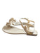 Jeffrey Campbell Shoe Size 8 Cream Manmade Material Flower Detail Sandal Shoes Cream / 8