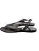 Jimmy Choo Shoe Size 39 Black Leather Sparkle Detail Thong Strap Shoes Black / 39