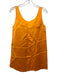 Frame Size S Orange Viscose Blend Sleeveless Zip Side Mini Dress Orange / S