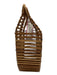 Cult Gaia Beige Wood Top Handle Basket No Lining Bag Beige / S