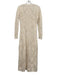 Ulla Johnson Size M White Viscose & Polyester Long Sleeve Midi Knit Dress White / M