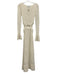 Significant Other Size 4 White Cotton & Polyester Long Sleeve Cut Outs Dress White / 4