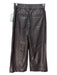Brochu Walker Size XS Mocha Polysatin Blend Hook & Button Wide Leg Cropped Pants Mocha / XS