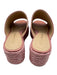 Paloma Barcelo Shoe Size 37 Dusty Pink Leather Woven Straw Platform Sandals Dusty Pink / 37