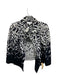 St John Collection Size 2 Black & White Wool Blend 3 Button 3/4 Sleeve Jacket Black & White / 2