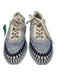 Chloe Shoe Size 36 Navy blue & Cream Synthetic Knit Laces Platform Sneakers Navy blue & Cream / 36