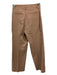 Pinko Size 36 light brown Linen Blend Single Breasted Ankle pleat front Pant Set light brown / 36