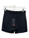 Y-3 Adidas Size 2XS Black Polyester Blend Neoprene High Rise Zip & Hook Shorts Black / 2XS