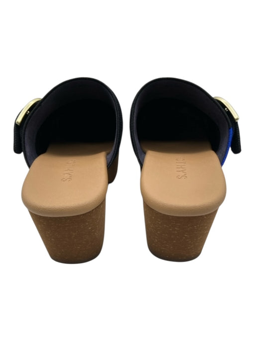 Rothy's Shoe Size 5.5 Black & Brown Recycled Plastic Synthetic Platform Clogs Black & Brown / 5.5