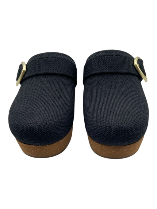 Rothy's Shoe Size 5.5 Black & Brown Recycled Plastic Synthetic Platform Clogs Black & Brown / 5.5