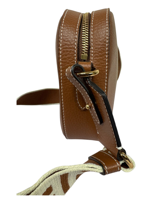 Stella McCartney Carmel Brown Vegan Leather goldtone hardware Camera Bag Carmel Brown / S