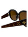 Louis Vuitton Brown & Gold Acetate Metal Glitter Logo Gradient Sunglasses Brown & Gold