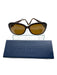 Louis Vuitton Brown & Gold Acetate Metal Glitter Logo Gradient Sunglasses Brown & Gold