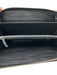 Gucci Black & Beige Canvas & Leather Diamante Zip Close Bamboo Detail Wallet Black & Beige