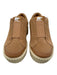Sorel Shoe Size 5.5 Tan Brown & Cream Leather Upper Platform Elastic Sneakers Tan Brown & Cream / 5.5