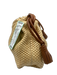 Veronica Beard Beige & Brown Raffia & Leather Woven Magnetic Clasp Bag Beige & Brown / Mini