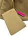 Kurt Geiger Beige Leather Suede Magnetic Flap Tote Shoulder Bag Beige / Large