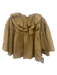 Maeve Size XS Beige Cotton Ruffle Collar Wide Sleeve pleats Open Top Beige / XS