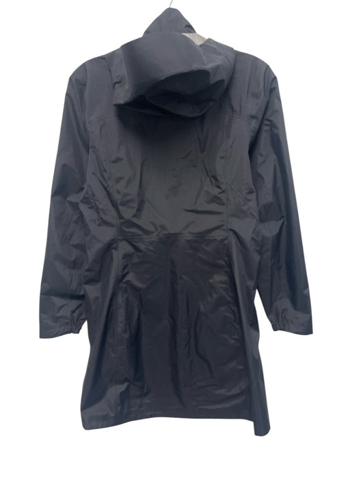 Patagonia Size XS Black Nylon Zip Front Hooded Rain Weather Resistant Coat Black / XS