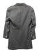 Worth Size 0 Dark Navy Blue Wool Blend Twill One Button Long Blazer Jacket Dark Navy Blue / 0
