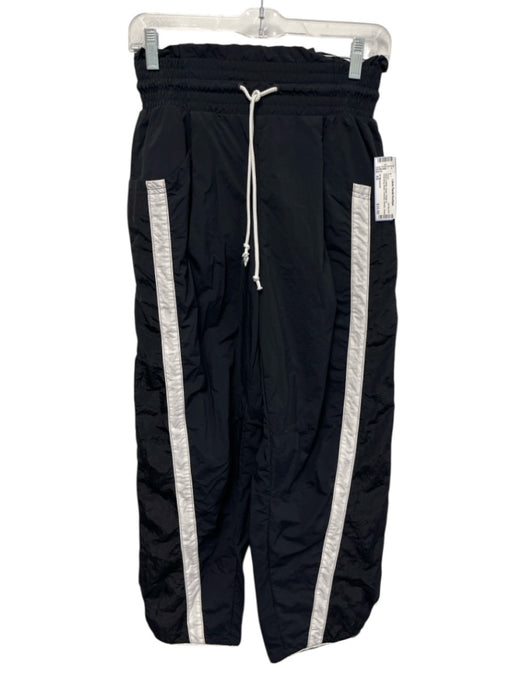 FP Movement Size XS Black & White Nylon Elastic & Drawstring Waist Pants Black & White / XS