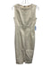 Pilcro Size XSP Cream White Cotton Blend Denim Sleeveless Paneled Dress Cream White / XSP