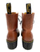 Dr. Martens Shoe Size 5 Cognac Brown Leather Upper Lace Up Lug sole Combat Boots Cognac Brown / 5